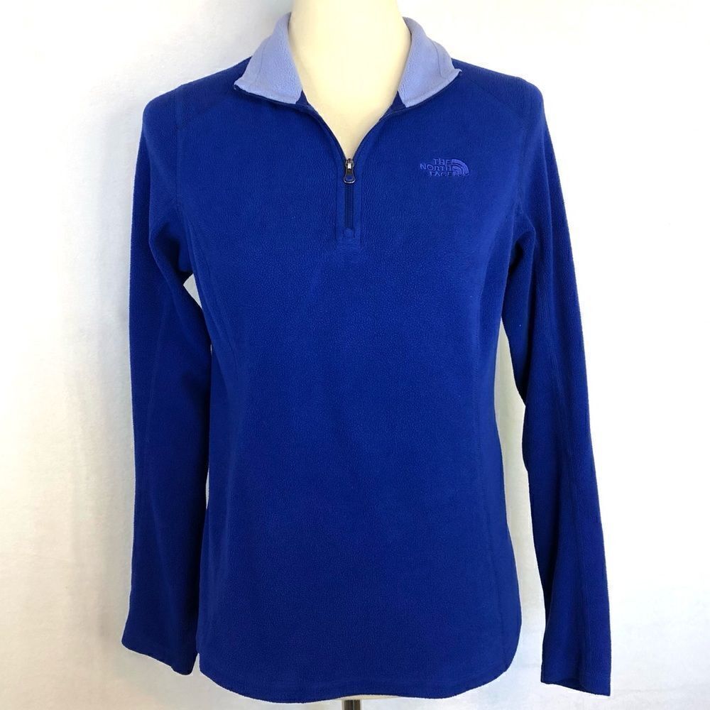 THE NORTH FACE 1/4 ZIP FRONT FLEECE PULLOVER